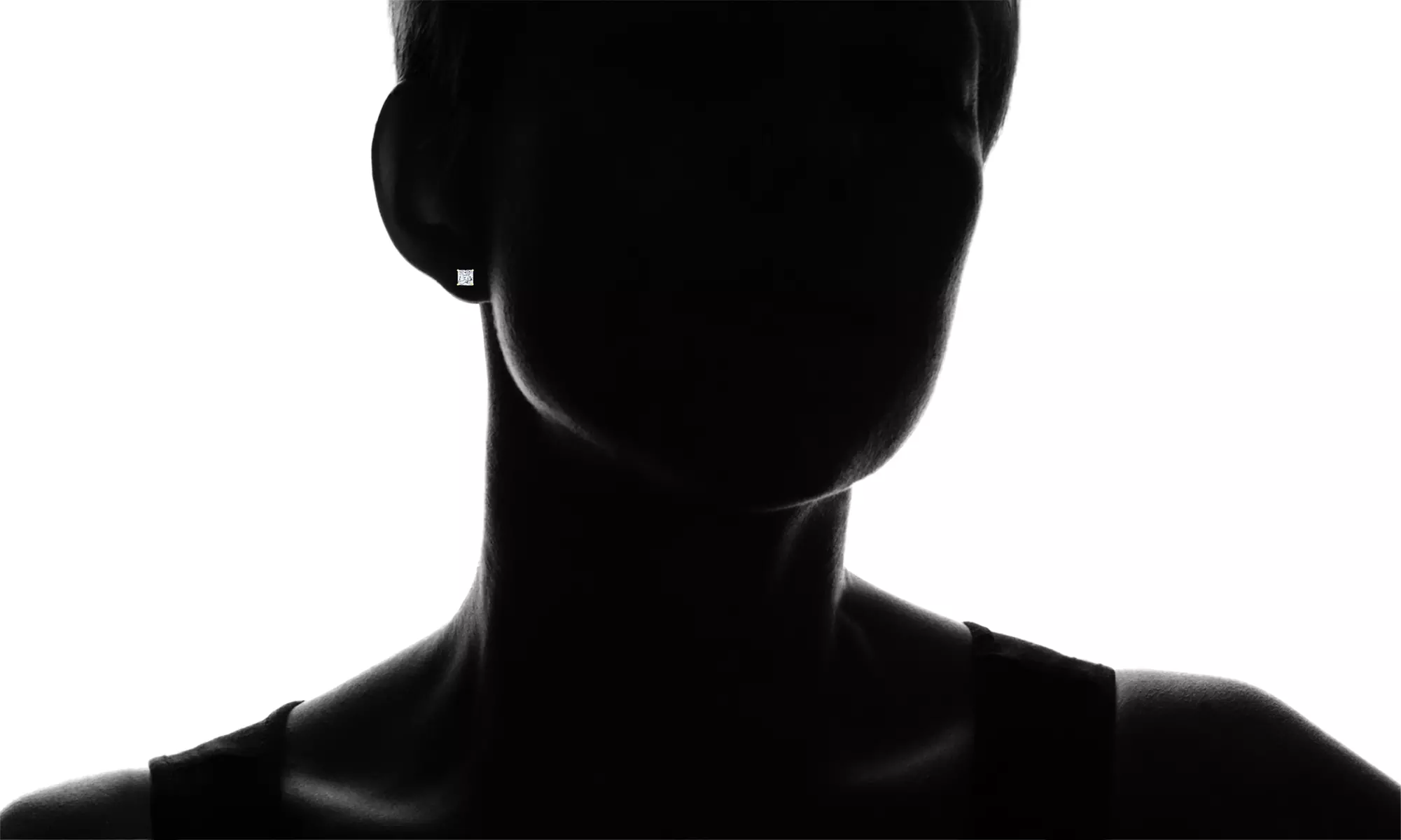 14K Solid Gold Studs made with Swarovski Elements - Second Medium