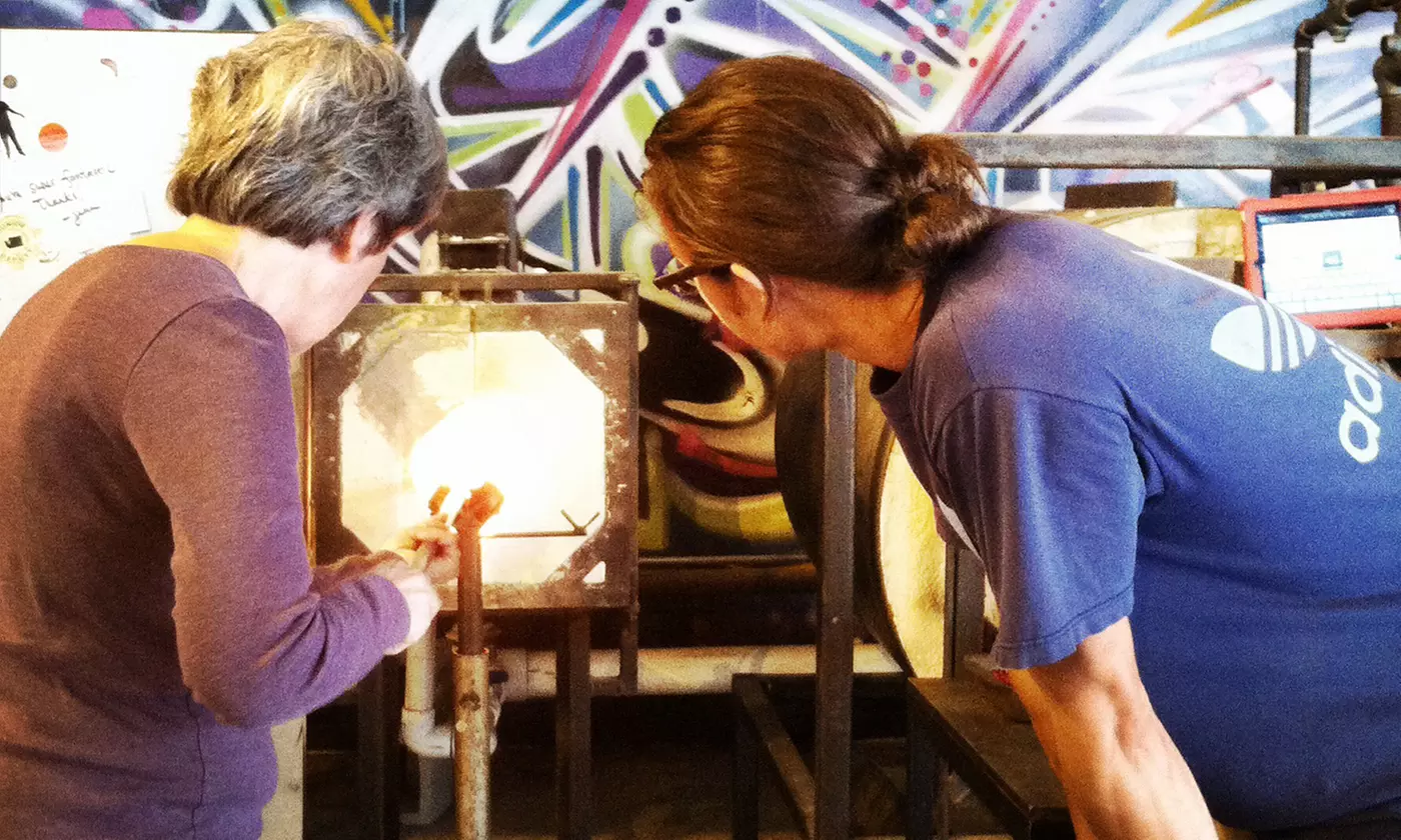 Blow-Your-Own-Glass Project at Rainier Glass Studio (Up to 55% Off). 5 Options, Including Father's Day Beer Mug. - Second Medium