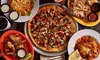 Satisfy Your Cravings with $20, $40, or $60 on Food & Drinks or 16" Pizza, Salad & Soda (Up to 41%Off) 