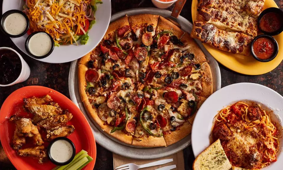 Savor $20, $40, or $60 on Food & Drinks or 16" Pizza, Salad & Soda