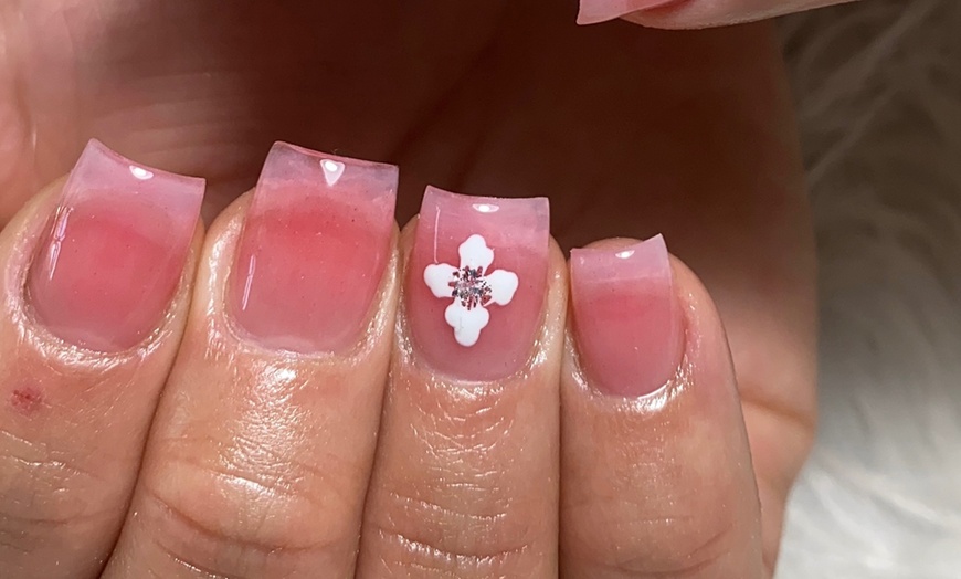 Image 4: Get Stylish Acrylic Nails – Short (Optional Designs) or Medium Length
