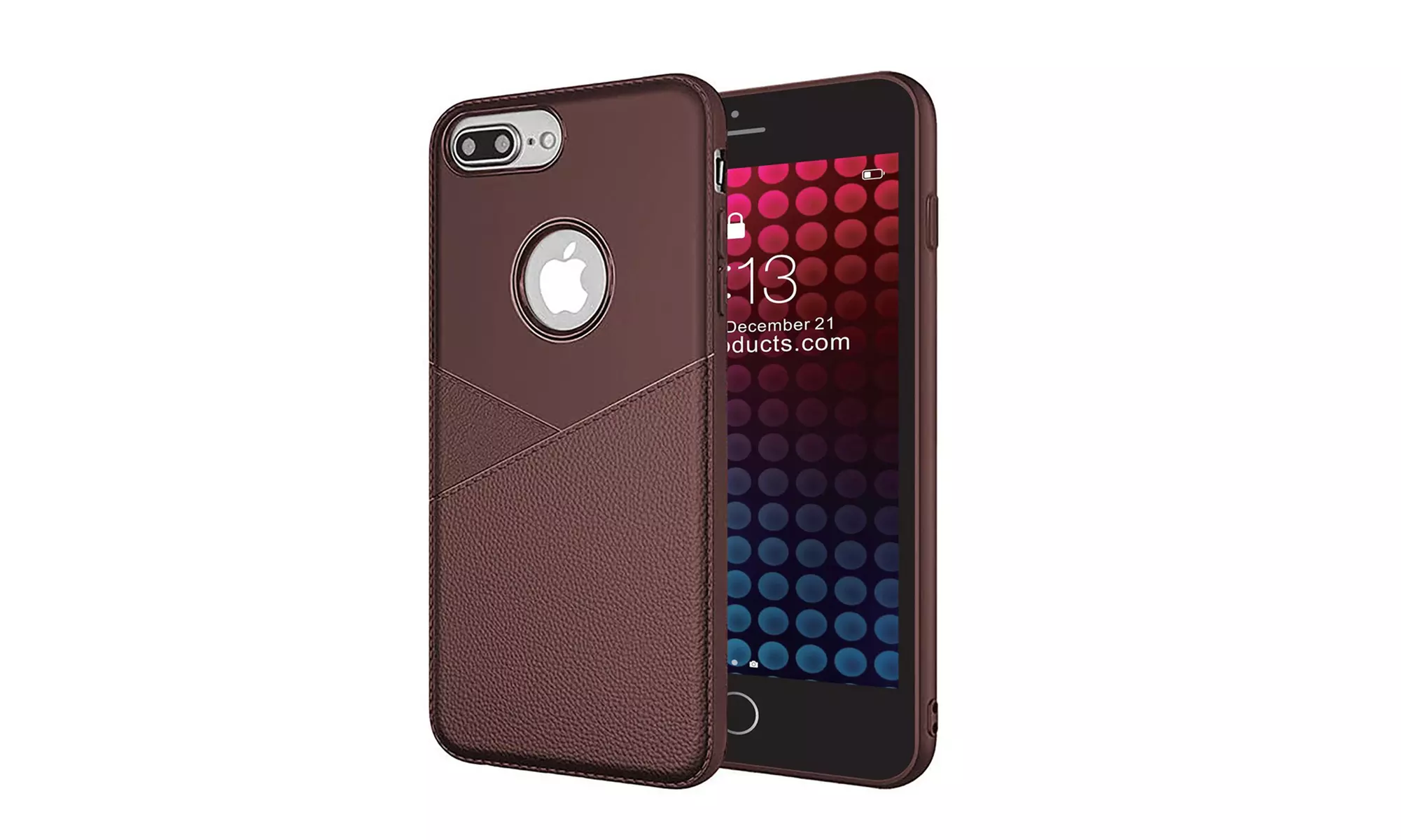 Waloo Silicone Textured Case for iPhone 6/7/8, 6/7/8 Plus, X/XS, XR, & Xs Max