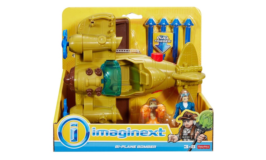 Image 8: Imaginext Bi-Plane Bomber