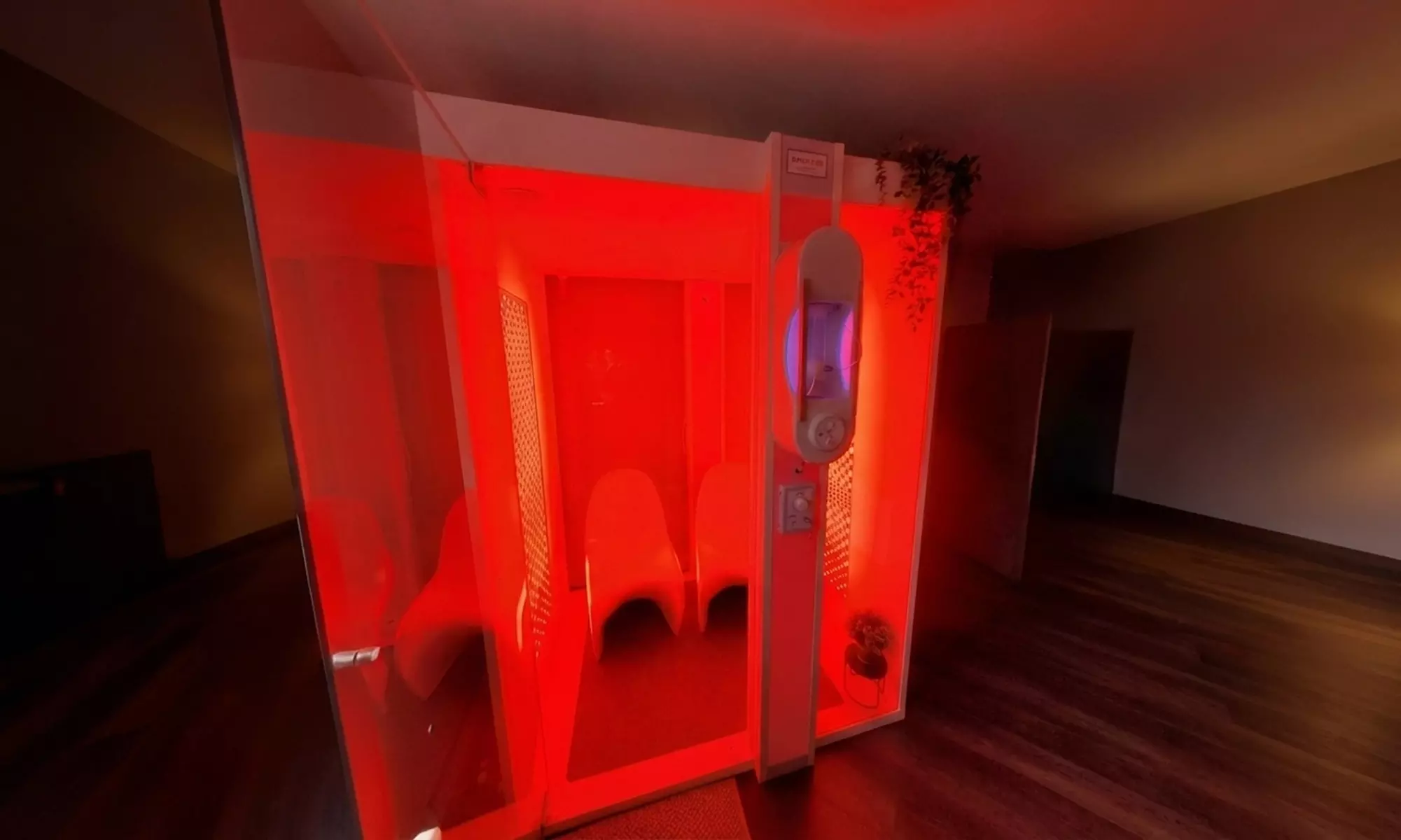 Infrared Sauna Red Light Therapy and AI Massage Chair Sessions
