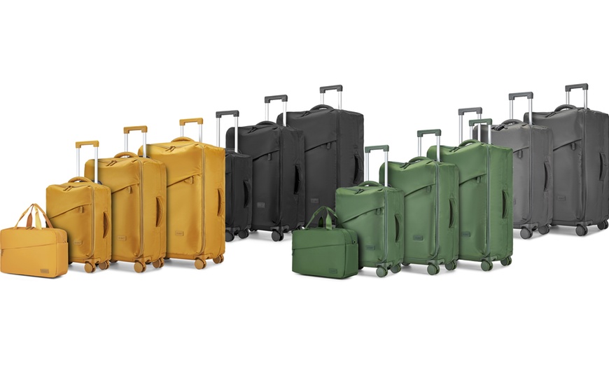 Image 1: 3er-Set Nylon-Reisekoffer mit passender Reisetasche