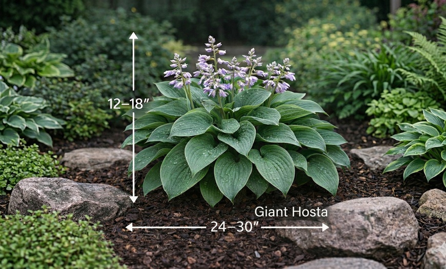 Image 7: Giant Hosta Perennial Bare Root Collection (9 or 18 Pack) – Live Garden Plants + Free Shipping (Up to 29%Off)