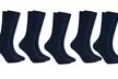 Mens Warm Soft Cotton Full Cushion Crew Socks (5 Pairs) - Second Medium