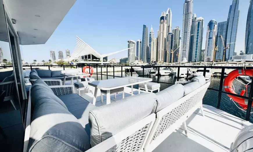 Image 8: Luxury House Boat Sunset Cruise Dubai Marina at Luxury Yachts