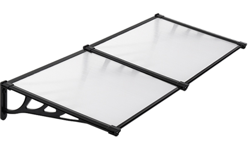 Image 2: All-Weather Plastic Sloped Canopy