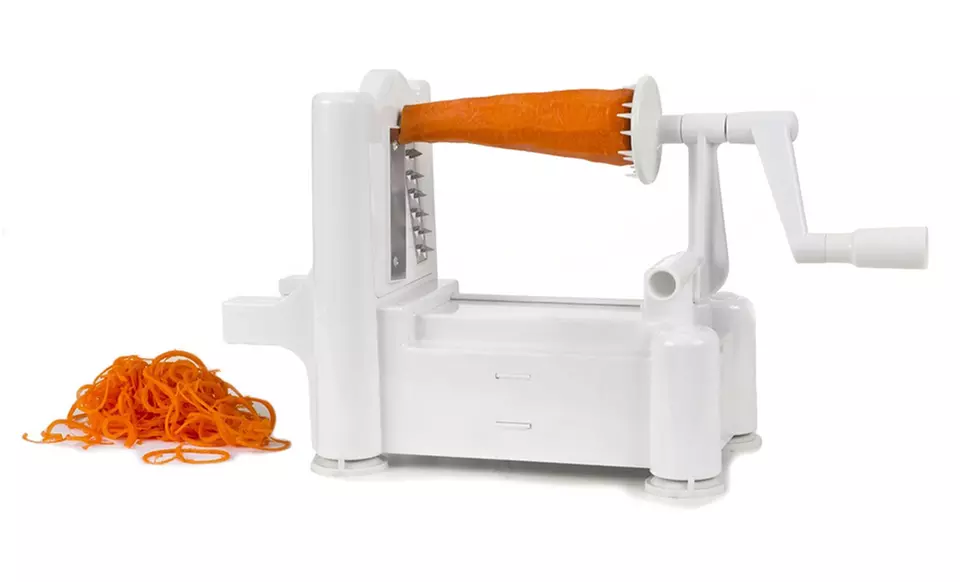 Tri-Blade Plastic Spiral Vegetable Slicer - Second Medium
