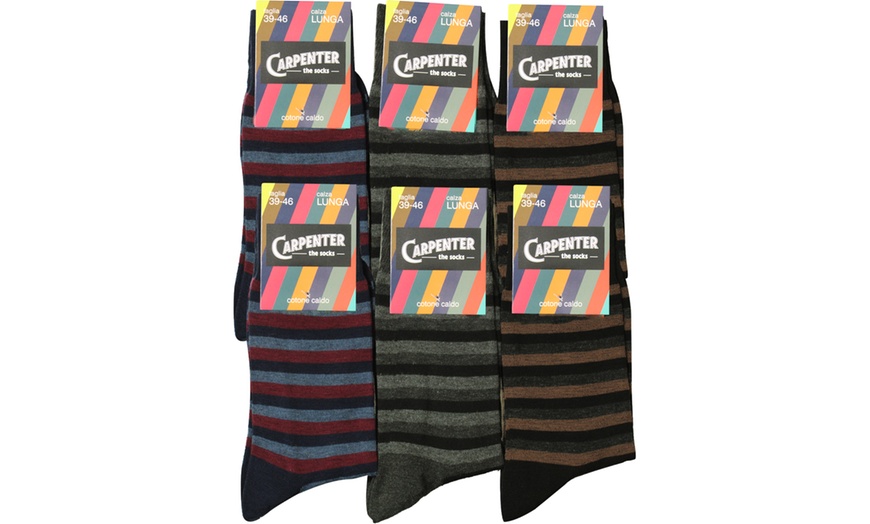 Image 27: Carpenter 6er- oder 12-Pack kurze oder lange Herren-Socken