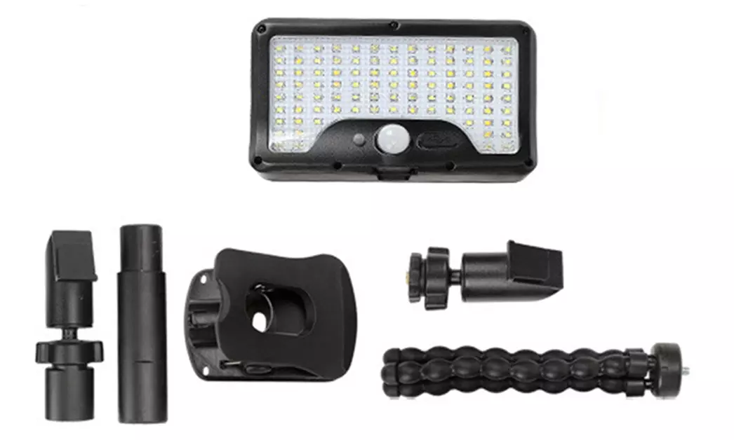 3-in-1 Solar LED Outdoor Light with Motion Sensor and Remote Control