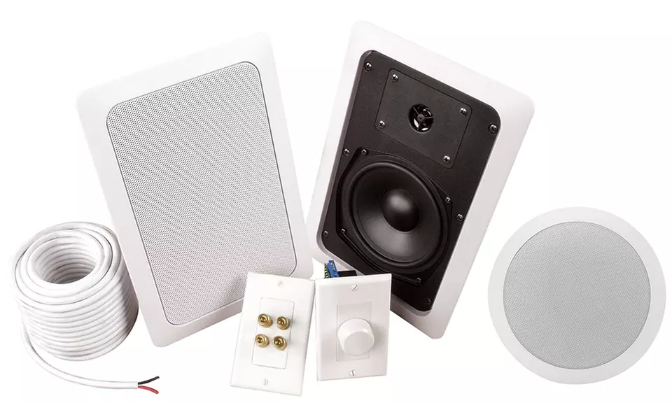 MTX Musica Recessed Ceiling- or Wall-Mount Stereo Speaker Kits - Primary Image