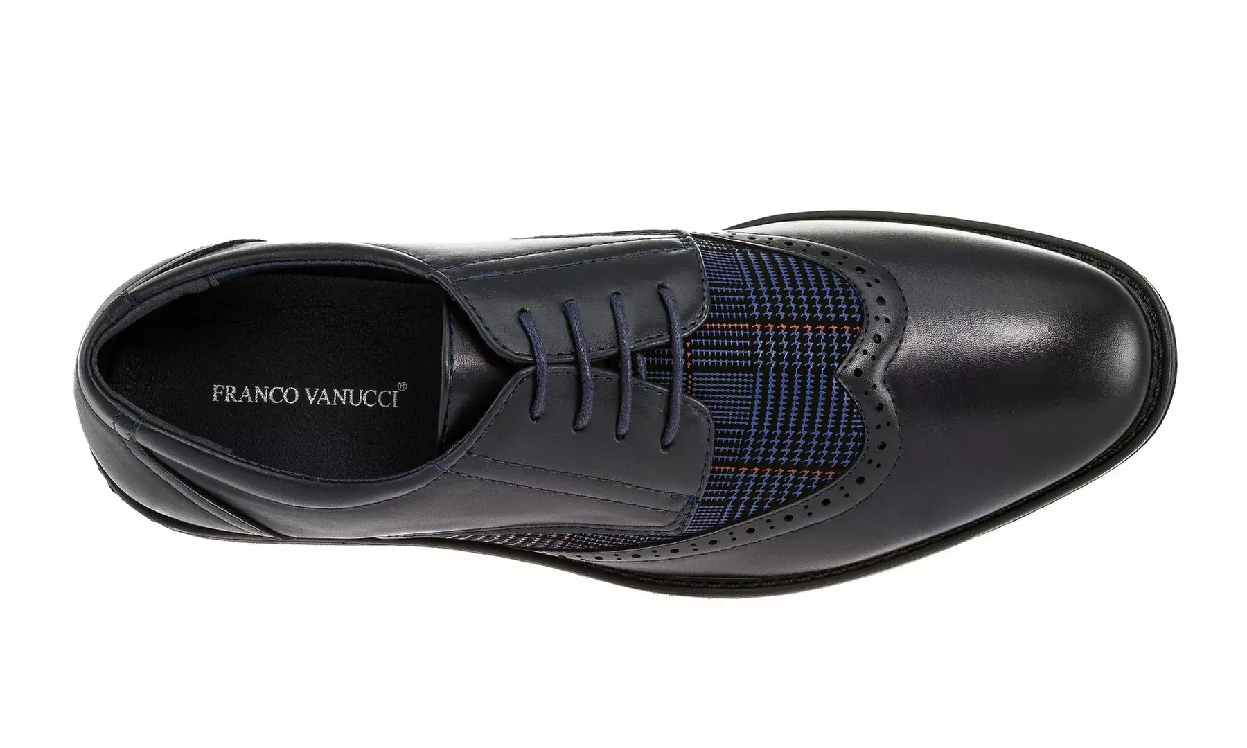 Franco Vanucci Men's Wingtip Lace-up Dress Shoes