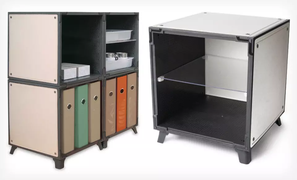 Up to 40% Off Yube Cube Modular Storage Furniture. Two Sets Available. Free Shipping and Returns. - Primary Image