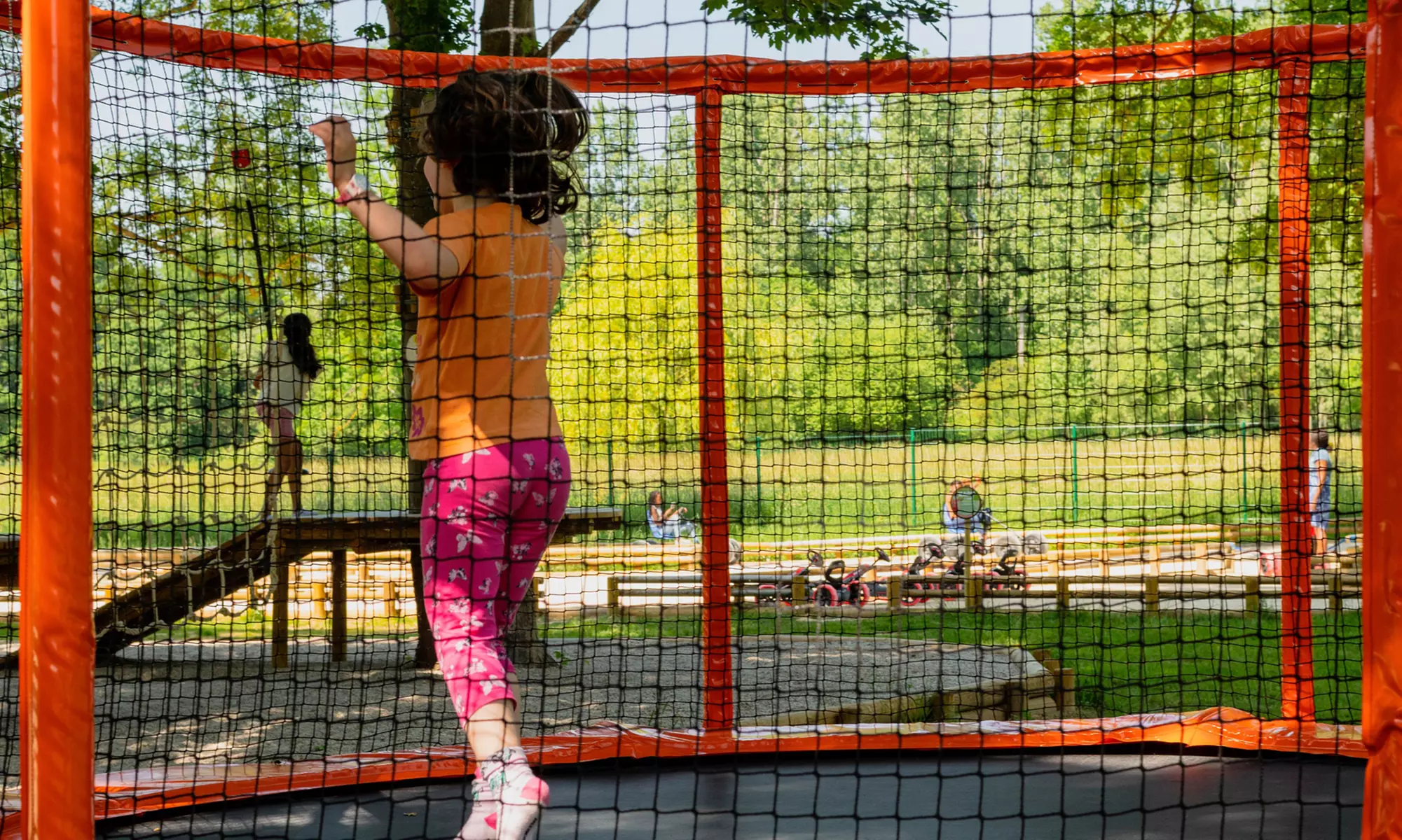 Entrée parc enfants avec accro-filet Loupisco Aventure au Loupisco Park près de Lyon (jusqu'à 48% de remise)