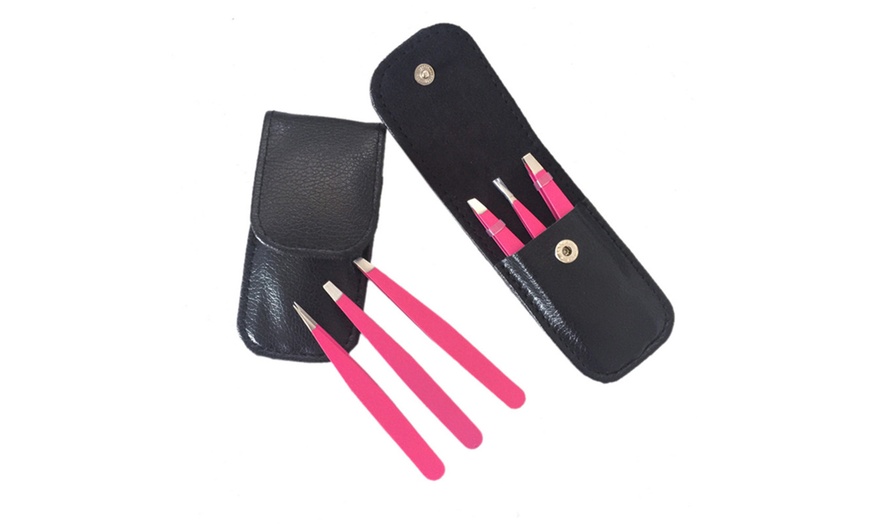Image 3: Kit avec 3 pinces à épiler, coloris au choix