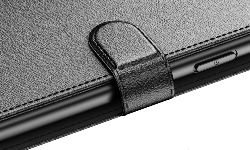 Image 18: Wallet Case for iPhone 11with Card Holder and Stand