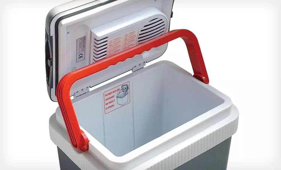 $59.99 for a Koolatron P-25 Fun-Kool Portable Electric Cooler ($109.95 List Price). Free Shipping and Returns. - Second Medium
