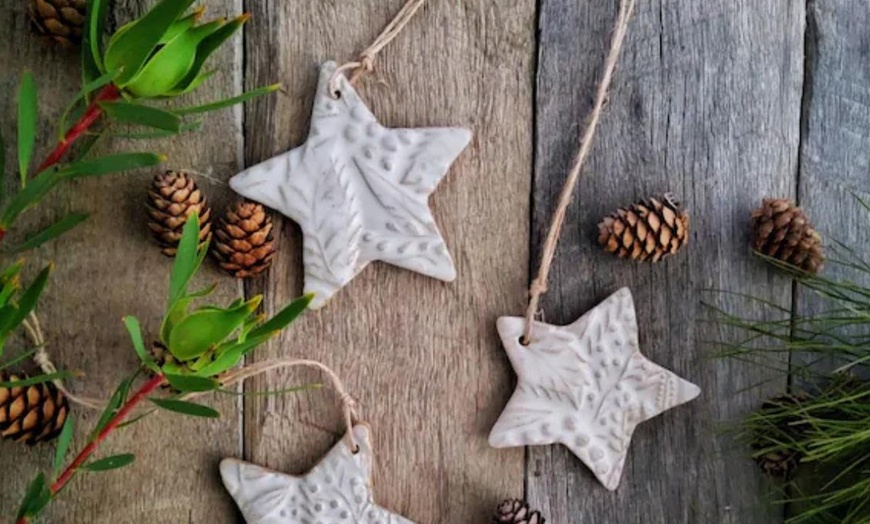 Image 2: Christmas Handbuilding Pottery Class for One or Two — 30% Off