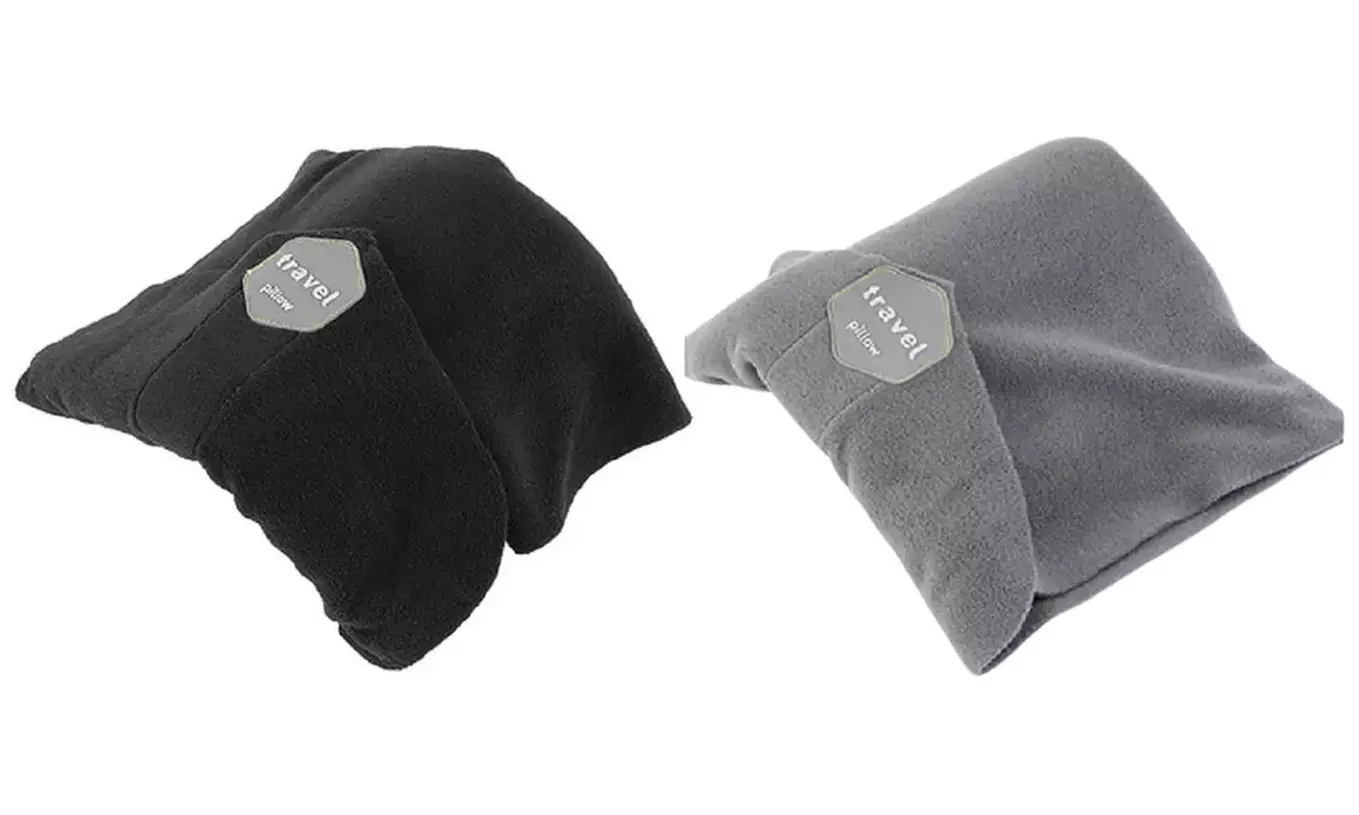 1 oder 2x Nackenstütz-Reise-Kissen mit Halt für Kopf und Nacken