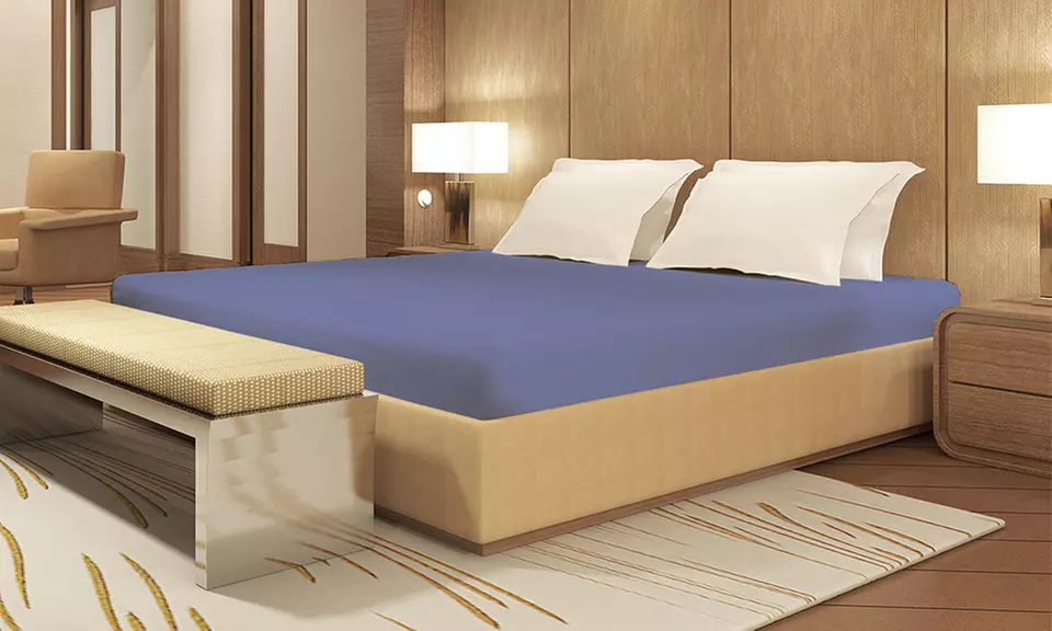 Lenzuolo sotto con angoli in puro cotone alta qualità Made in Italy