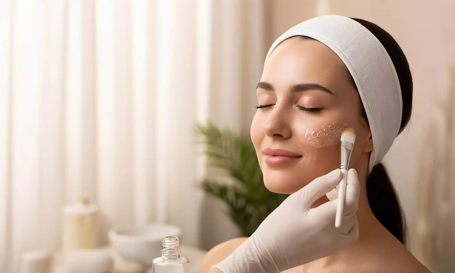 Soin du visage au choix, massage en option avec l'Institut LiliPop