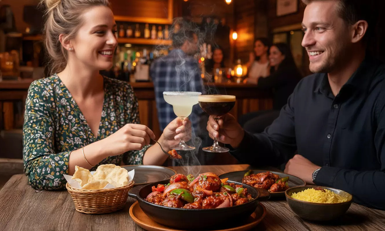 Cocktail Duo, Feast & Celebration with Devilled Chicken and Cocktails