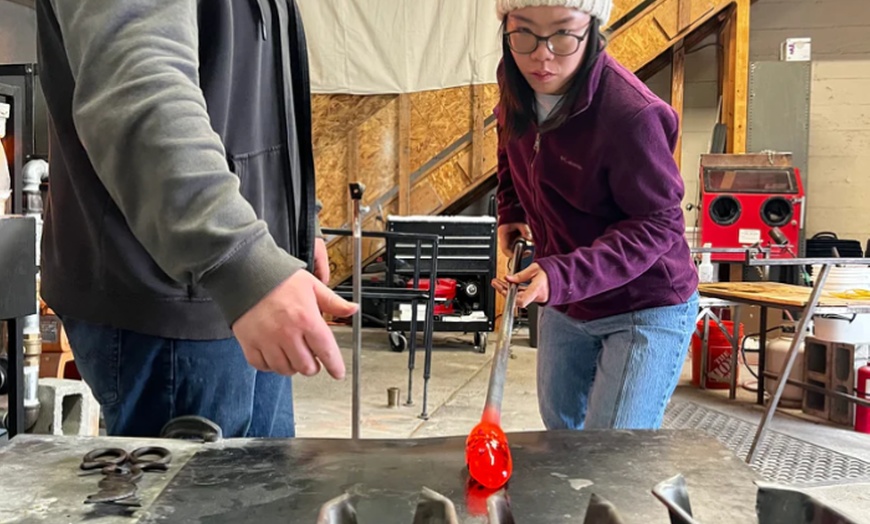 Image 6: Create Your Own Masterpiece with Glassblowing with Expert Guidance!