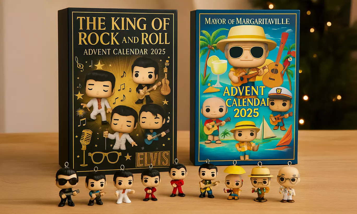 Calendrier de l’avent 2025 Elvis ou Mayor of Margaritaville, chaque jour cache une figurine unique - Primary Image