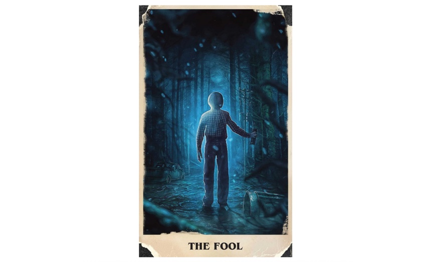 Image 3: Stranger Things-Inspired Tarot Card Deck, Unique Artwork and Guidebook