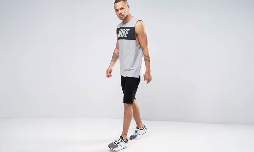 Image 7: Nike Men's Retro Big Logo Vest Tank Top