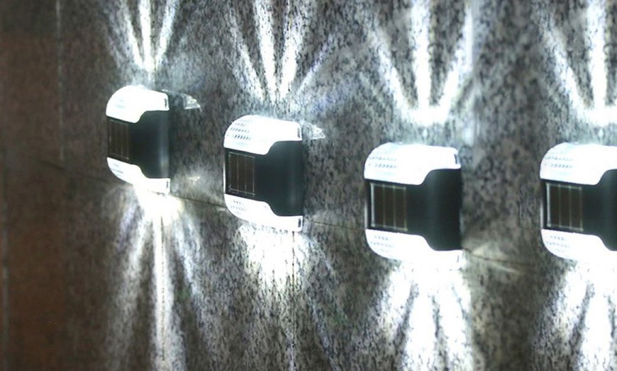 Image 6: Solar Lights Outdoor Decorative Wall Lights