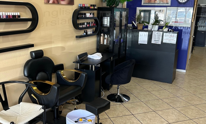 Image 2: Hair Color, Half or Full Highlights, Ombre or Balayage, Blowdry & More