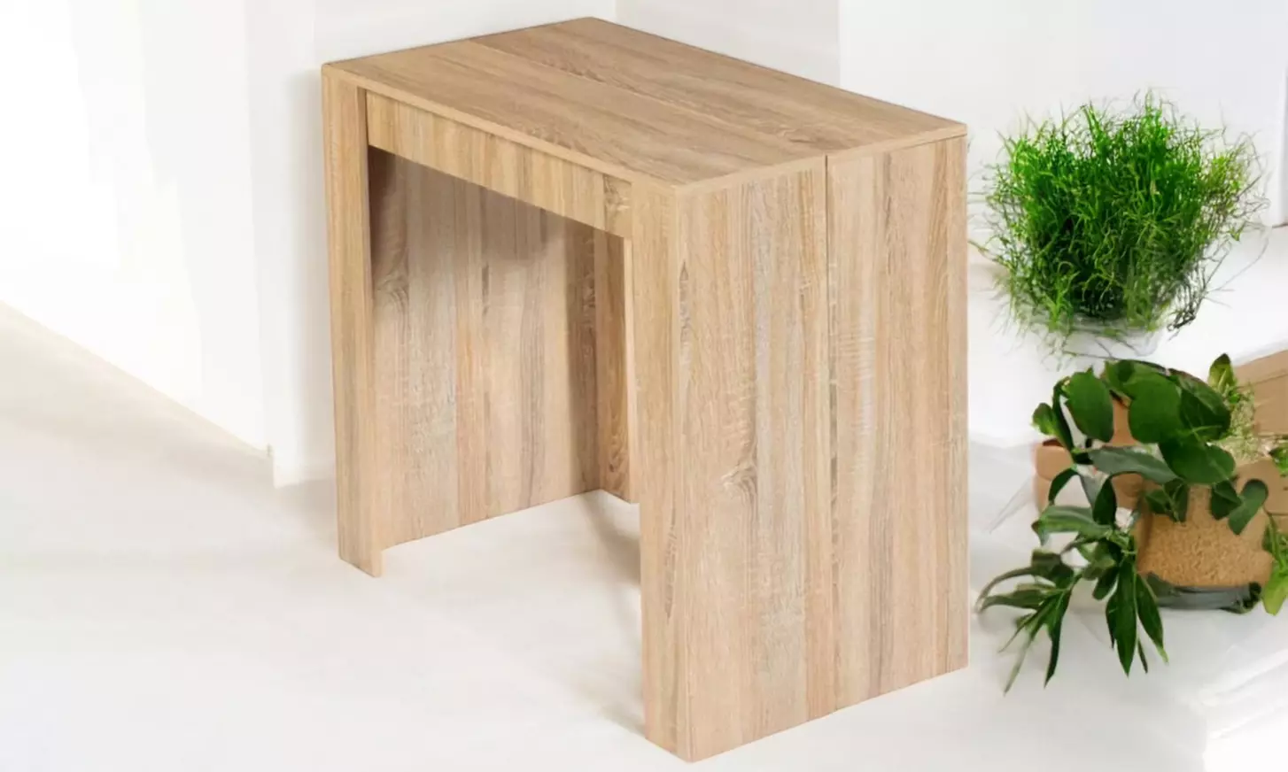 Table console extensible en bois Kocoon