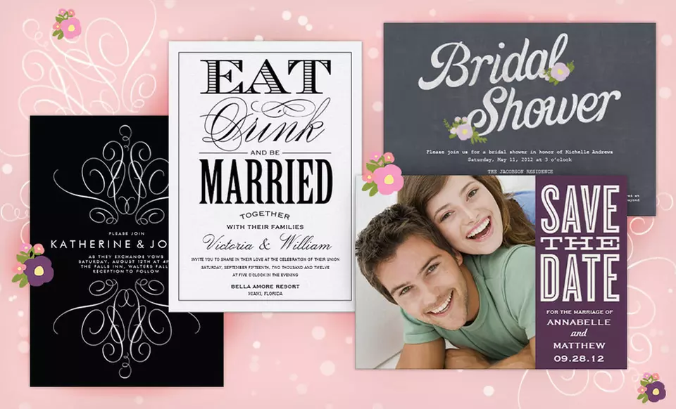 40, 75 or 110 5”x7” Custom Photo Invitations from Zazzle with Envelopes (Up to 76% Off). Free Shipping. - Second Medium