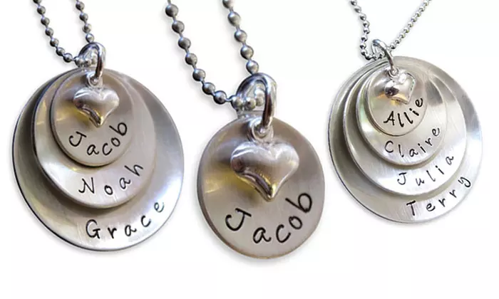 One Personalized Lucky Necklace from AJ's Collection (50% Off). Four Options Available. - Primary Image