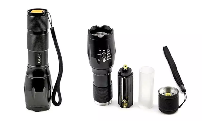 LED Torch with Five Light Modes