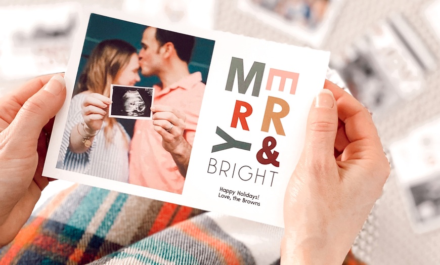 Image 1: Up to 61% Off Custom Holiday Photo Cards – Lovely Little Cards