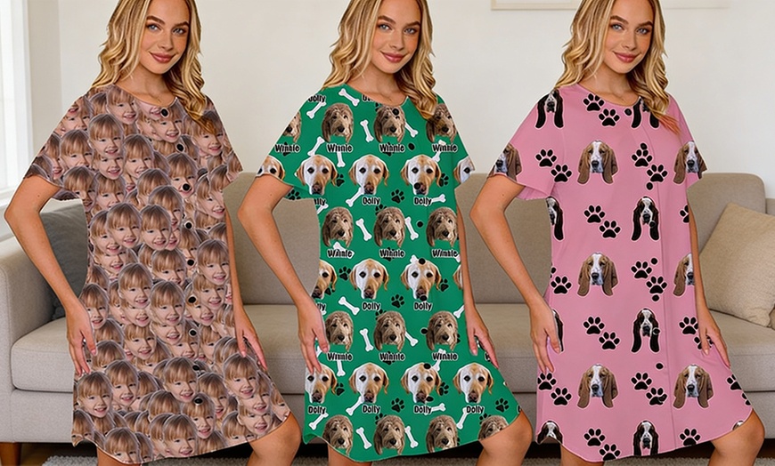 Image 3: Custom Photo Pajama Set from Justyling — Full or Half Set