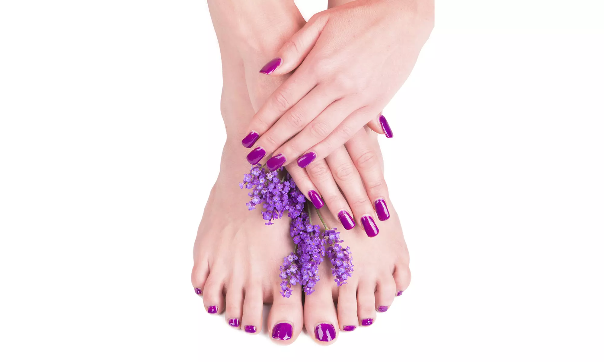 One Shellac Manicure and Standard Pedicure at Liquid Glamour Nail Lounge (Up to 40% Off) - Primary Image