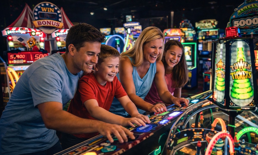 Image 9: Attractions or Play Card at Big Play Entertainment Center