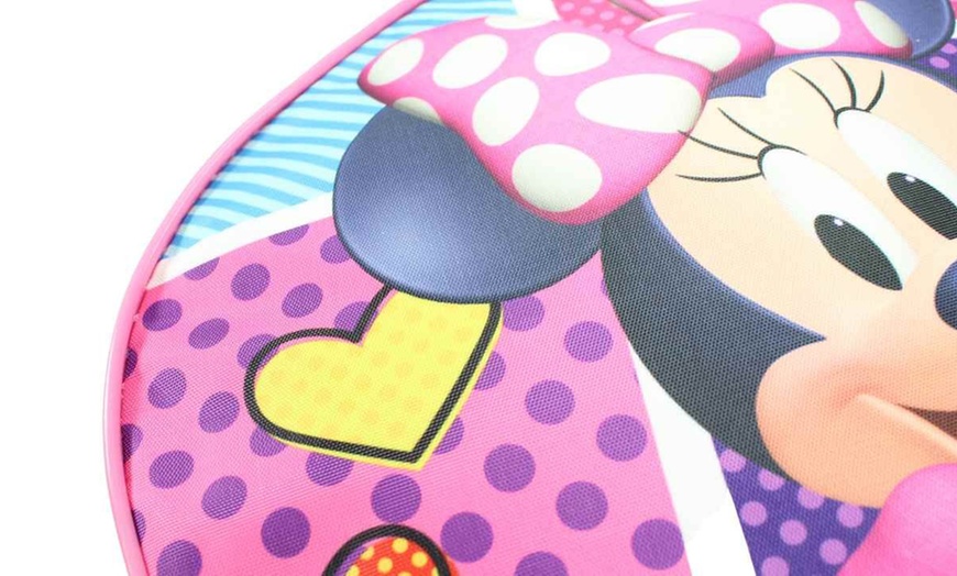 Image 8: Mochila infantil redonda con diseño de Lilo & Stitch, Mickey o Minnie