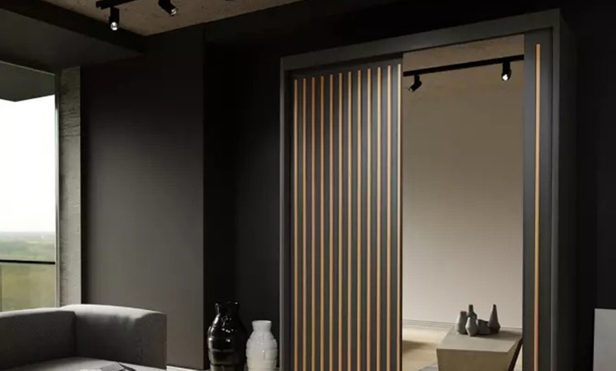 Image 5: MDF Wardrobe with Sliding Doors