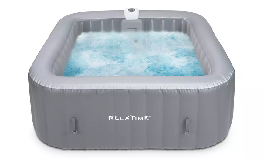 Image 3: Opblaasbaar bubbelbad in vierkante vorm van RLX Time