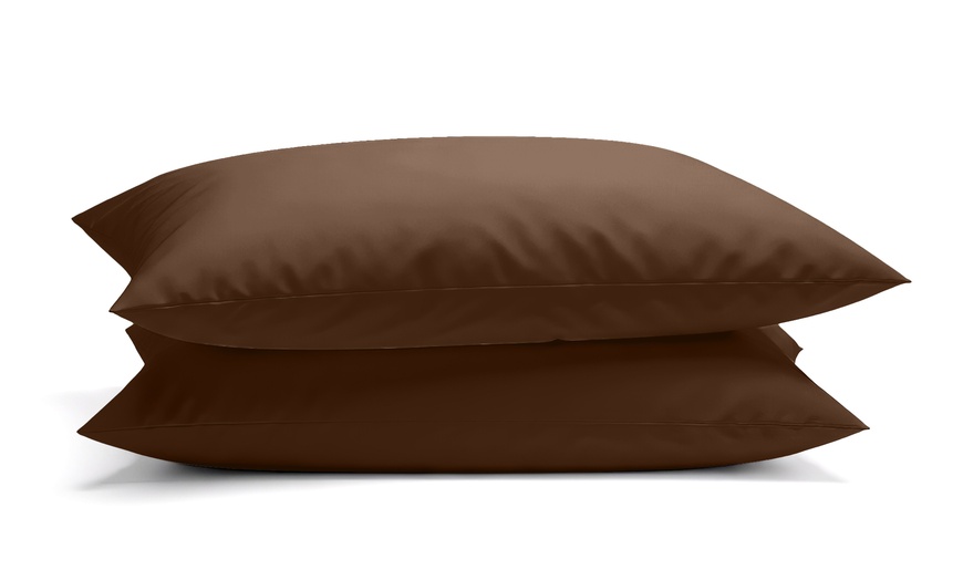 Image 28: Coppia di federe in 100% cotone certificato