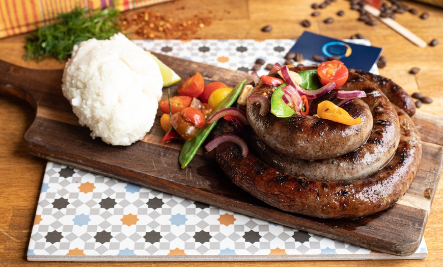 Image 4: African Meal with Drink for Two