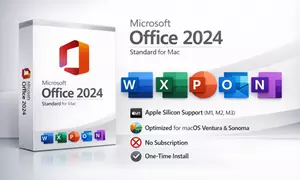 Microsoft Office 2024 Standard for Windows or Mac – Lifetime License