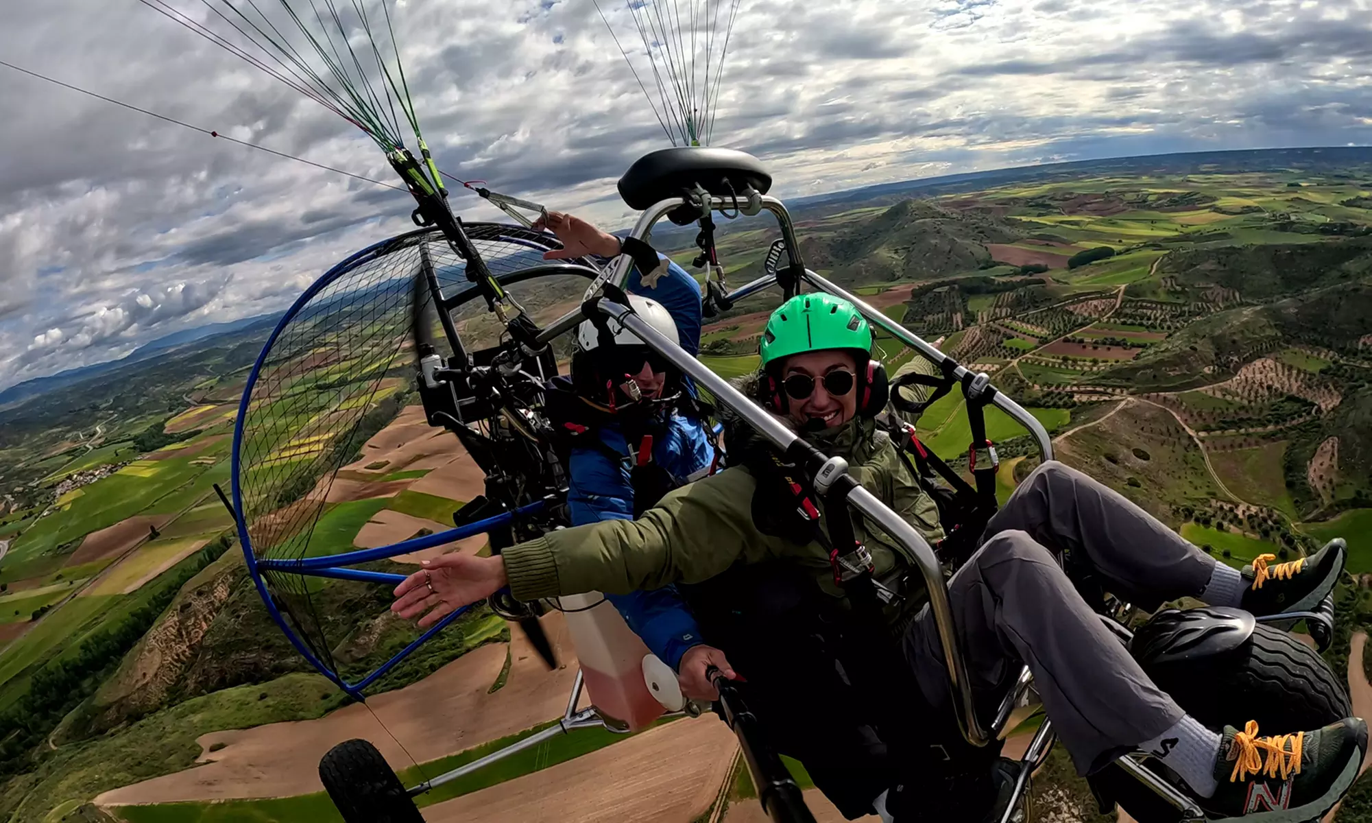 Vuelo en paramotor de 20 minutos para 1 o 2 personas con fotos