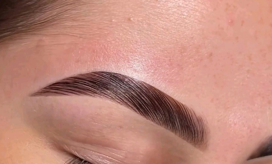 Image 1: Lash and Brow Lift (Perm) or Brow Lamination (Perm-lift and Colored)